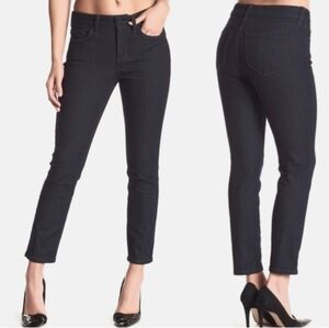 NYDJ Alina Convertible Ankle Black Slim Jeans Size 24W
